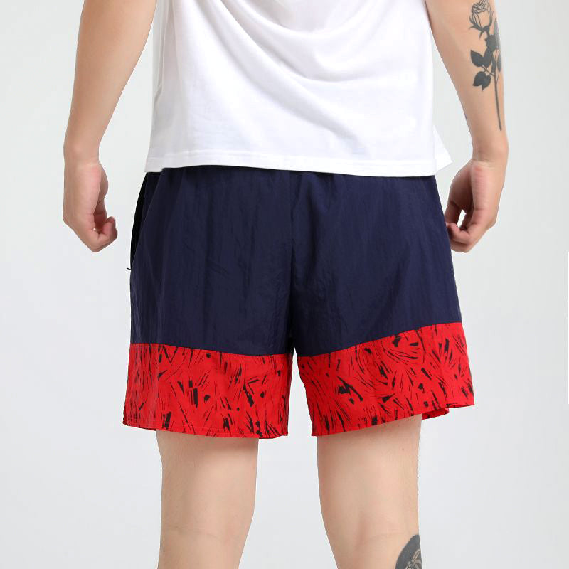 Nike Casual Running Sports Shorts Blue Red CI8474-498