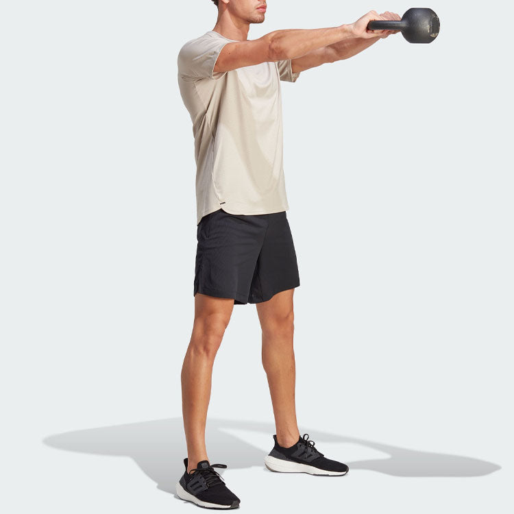adidas D4T Strength Workout T-Shirt 'Wonder Beige' HY0774
