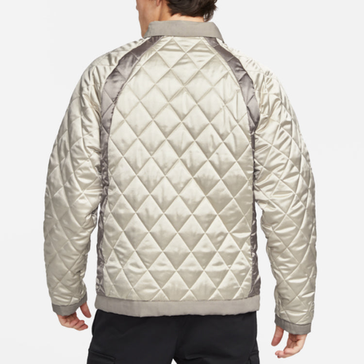 Air Jordan Alphabet Printing Zipper Jacket Gray DJ0239-016