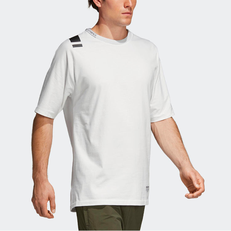 adidas originals Collar Alphabet Training Short Sleeve White CV5813