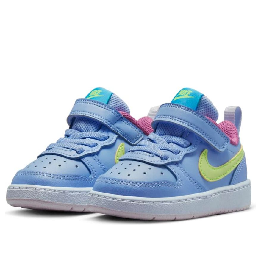 (TD) Nike Court Borough Low 2 'Cobalt Bliss Light Lemon Twist' BQ5453-405