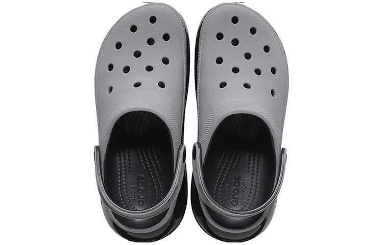 Crocs Mega Crush Reflective Clogs 'Grey Black' 209172-1LP