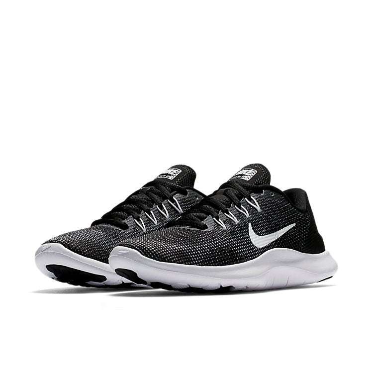 (WMNS) Nike FLEX 2018 RN 'Black White' AA7408-001