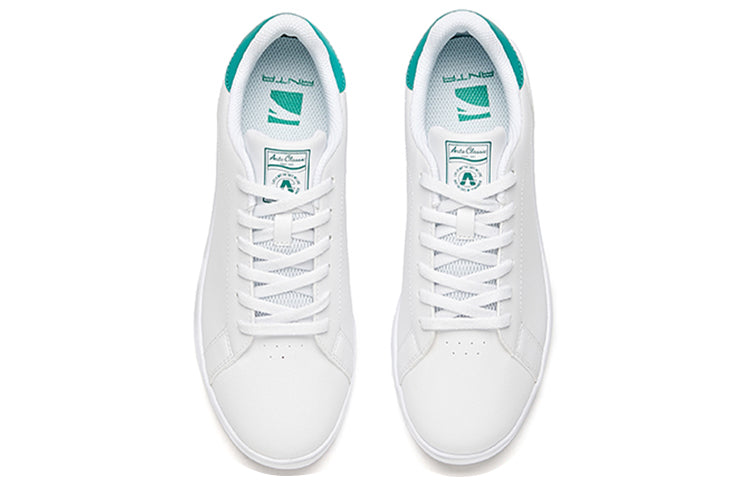 (WMNS) ANTA Life Series Sneakers Leather 'White Teal' 922048016-4