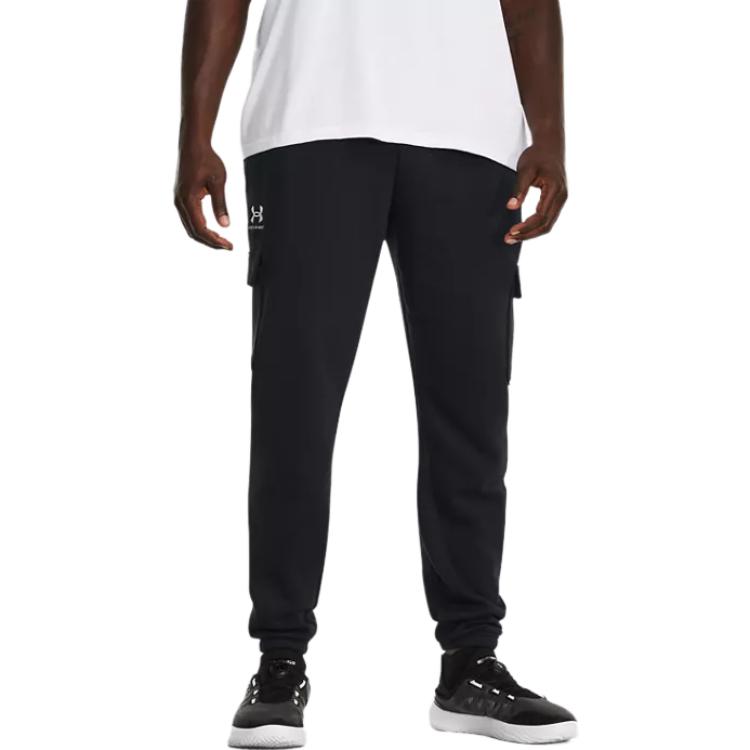 Under Armour Essential Fleece Cargo Pants 'Black' 1380376-001
