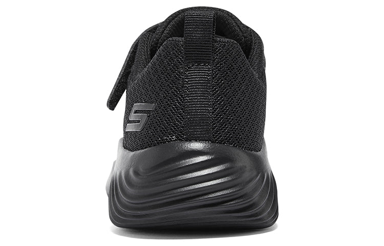 (GS) Skechers Lil Bobs Sport Squad Charm League Trainers 'Core Black' 403744L-BBK