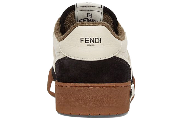 Fendi SS26 Match Low Top Suede 'Black Beige' 7E1493AHH2F1FZB