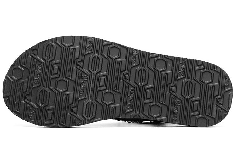 (WMNS) Skechers Meditation 'Black' 119144-BLK