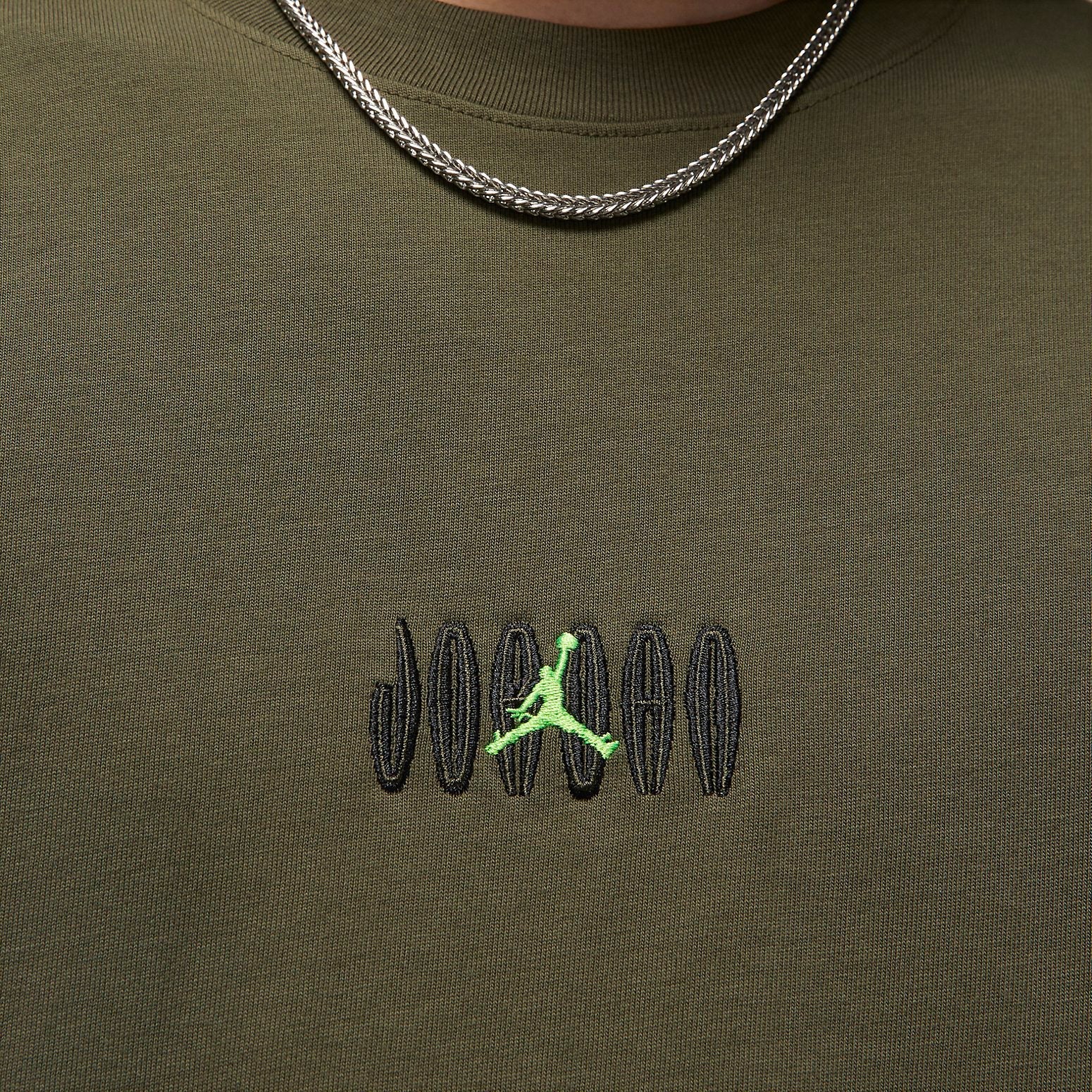 Air Jordan Flight MVP Statement 85 Long Sleeve T-Shirt 'Olive Green' DX2180-325