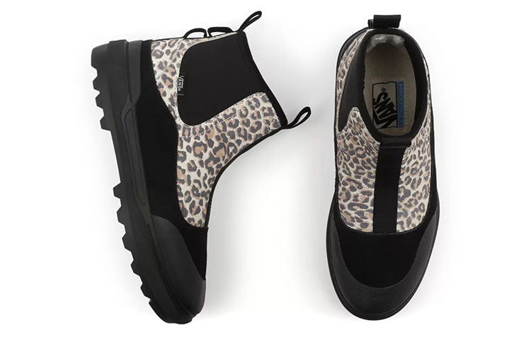 (WMNS) Vans Cheetah Colfax Boot Shoes 'Black Beige' VN0A5HFA8SC