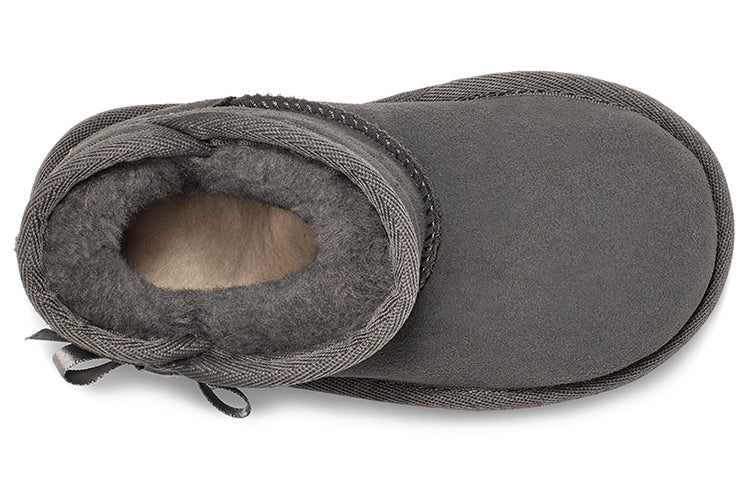 UGG Idris Fleece Lined Snow Boots Big Boys Gray 1118888K-CHRC