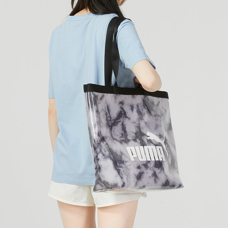 (WMNS) PUMA Core Transparent Tote Bag 'Grey' 079489-01