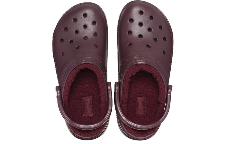 Crocs Classic Lined Clogs 'Dark Cherry' 203591-6WD