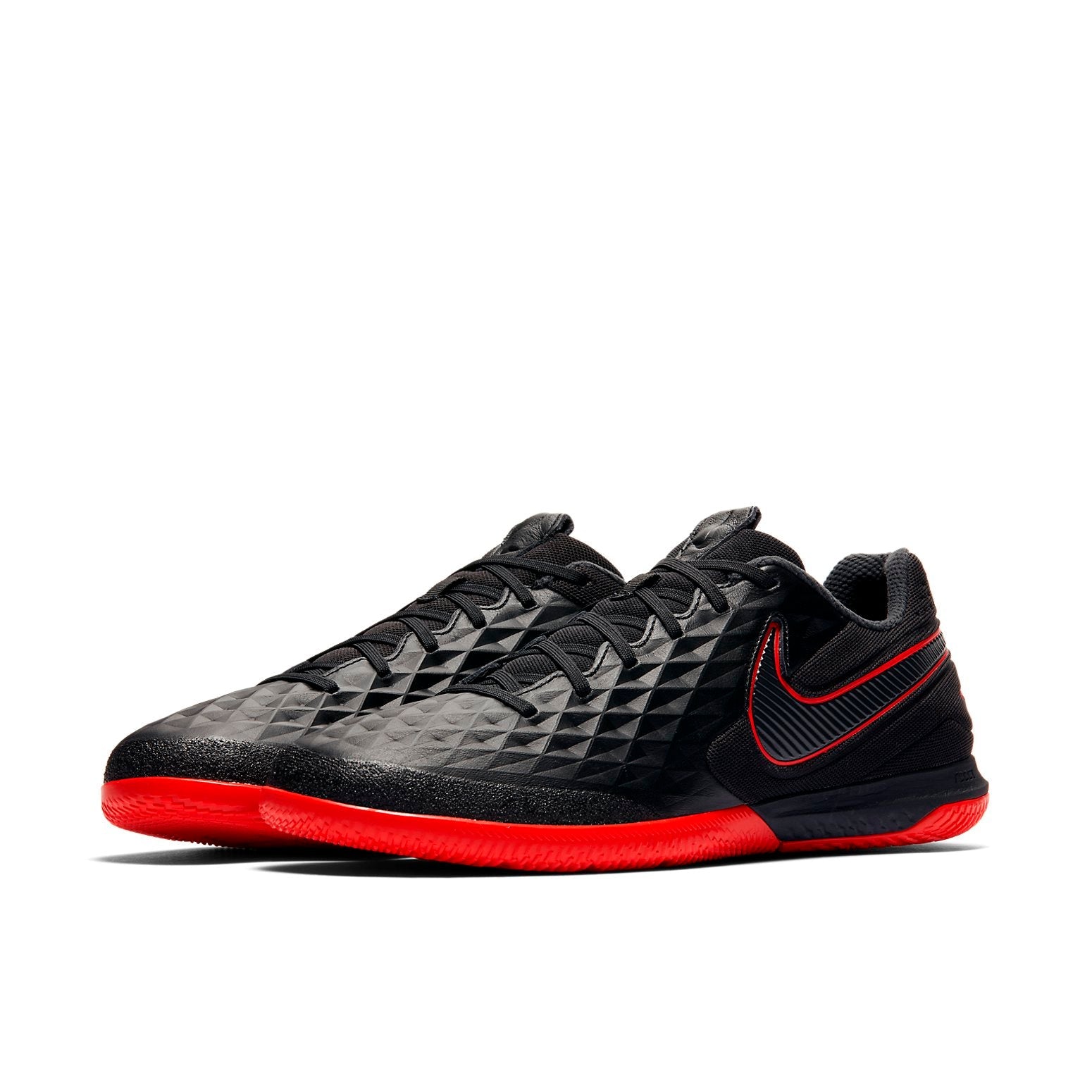 Nike Tiempo React Legend 8 Pro IC 'Black Red' AT6134-060