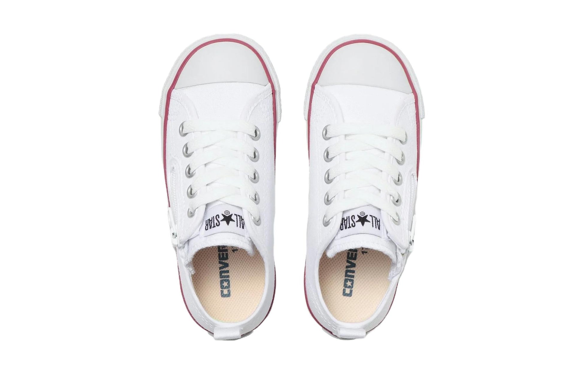 (GS) Converse Chuck Taylor All Star Zip Low Japan 'White' 32712053