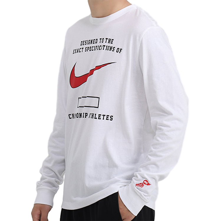 Nike Sportswear Causual Sports Long Sleeve Male White CW0528-100