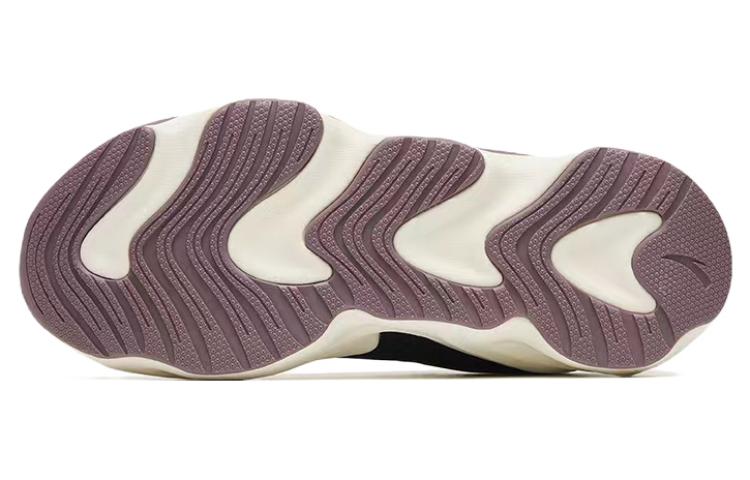 (WMNS) ANTA Nonstop Running 'Black Purple White' 122245523-4