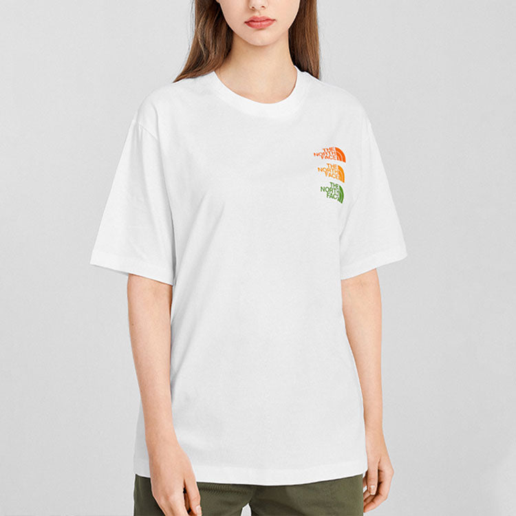 THE NORTH FACE SS21 Tri Logo Shirt 'White' NF0A7QRF-FN4