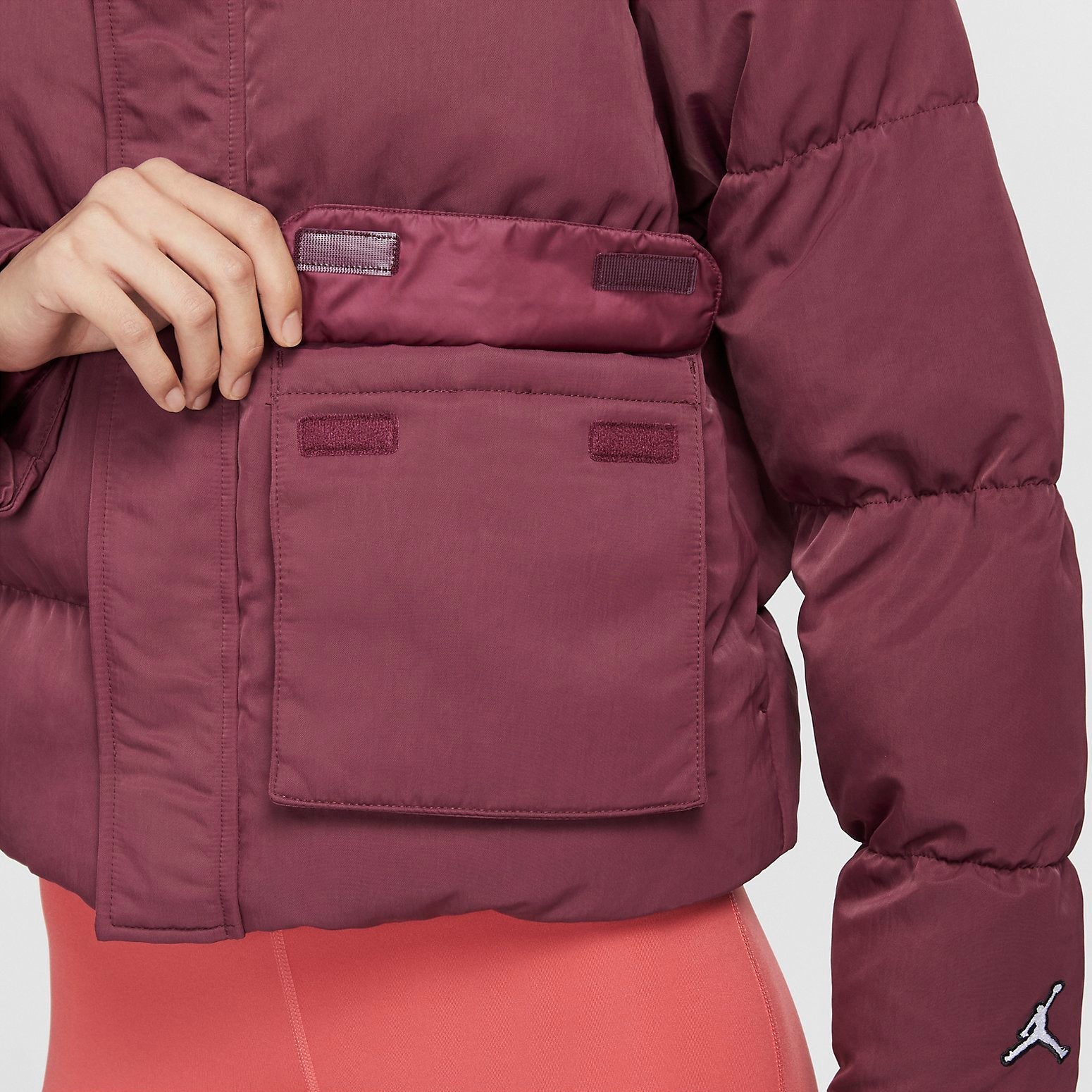 (WMNS) Air Jordan Windproof Warm Cotton Jacket 'Purple' DR0547-645
