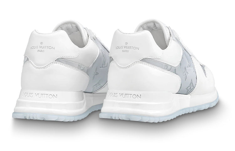 LOUIS VUITTON Run Away Sneakers 'White with Grey Monogram' 1A8KIU