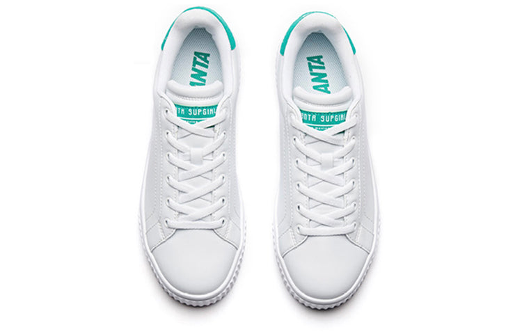 (WMNS) ANTA Skateboarding Shoes 'White Green' 92848010-6