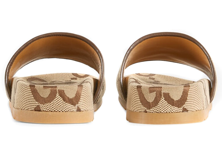 Gucci GG Canvas Slide Sandal 'Camel Monogram' 624695-UKOD0-2673