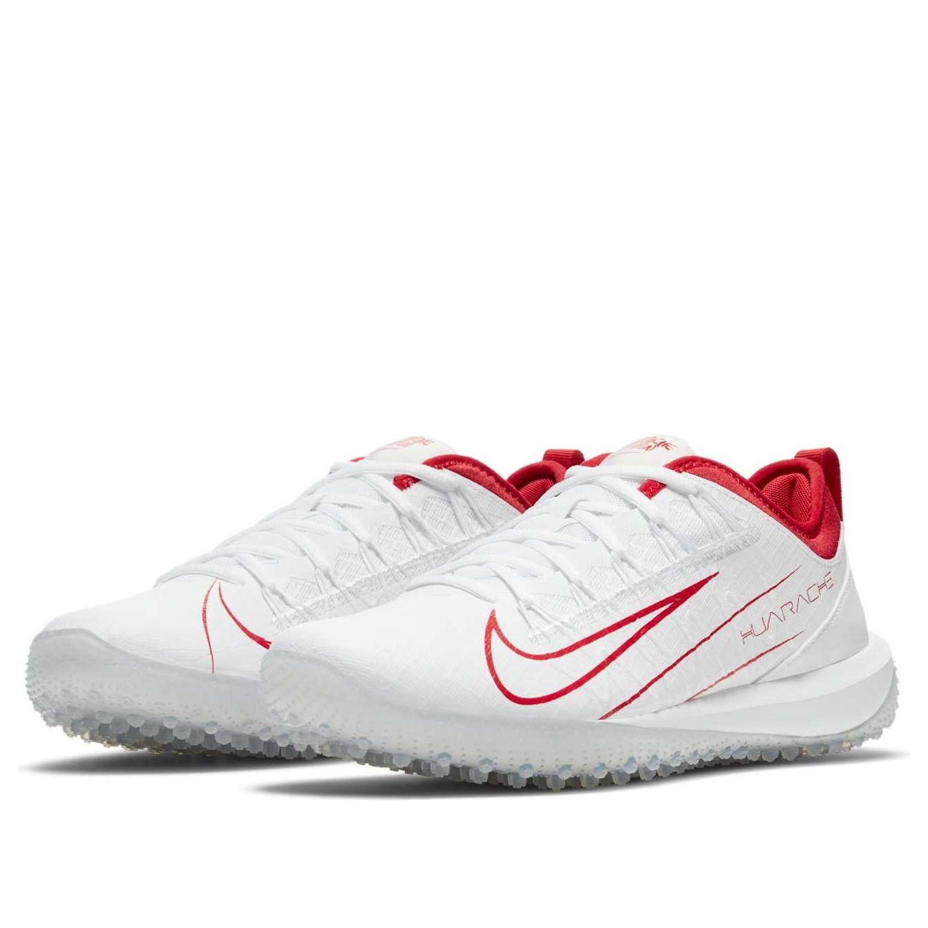 Nike Alpha Huarache 7 Pro TF Turf 'White Red' CJ0235-105