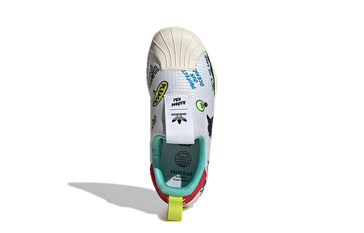 (PS) adidas Aaron Kai x Superstar 360 Primeblue J 'Pop Art Style Waves' FX4920