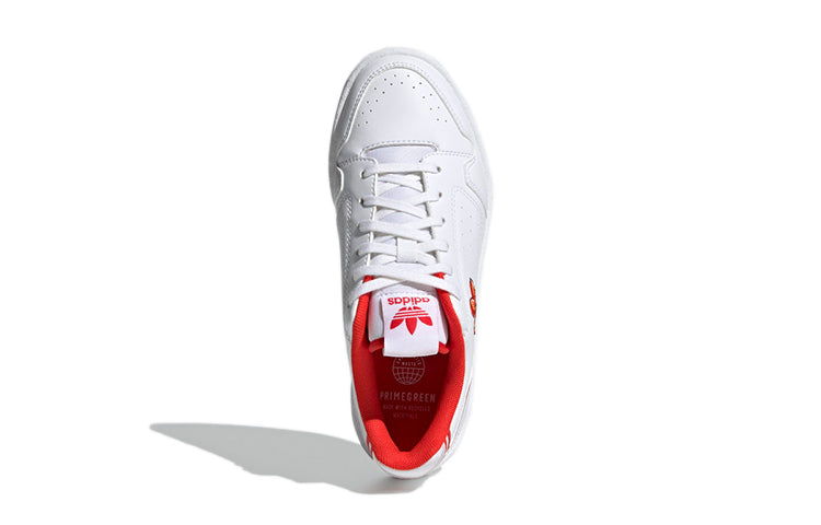 (GS) adidas originals NY 90 J 'White Red' FY2592