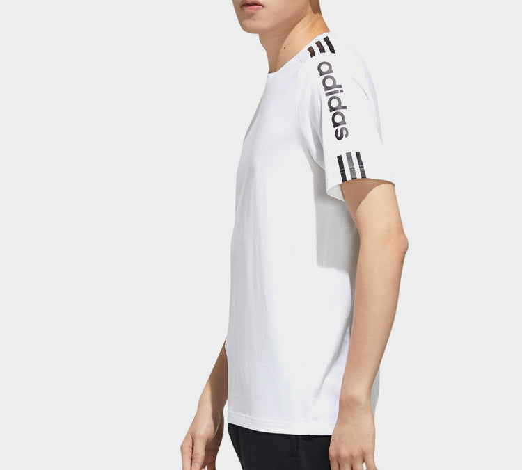 Men's adidas neo Short Sleeve White T-Shirt FP7478