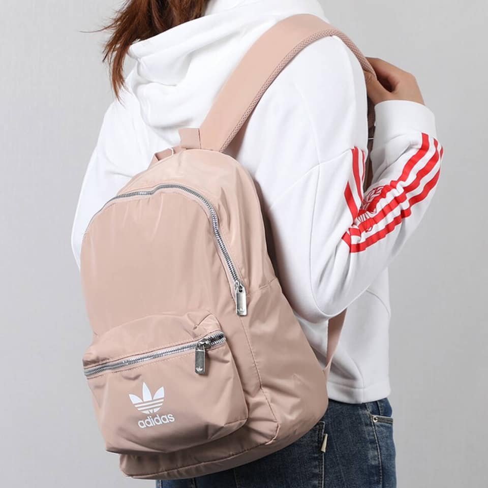 (WMNS) adidas originals Nylon Backpack 'Ash Pearl' ED4726
