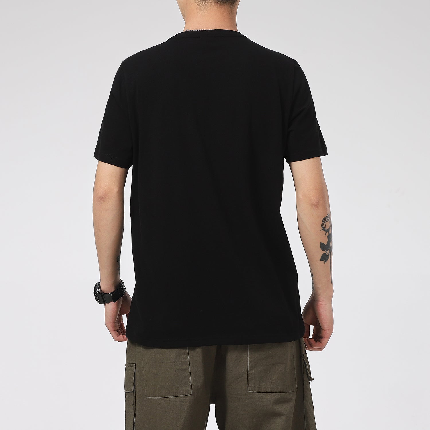 PUMA Classics Logo T-Shirt 'Black White' 532279-01
