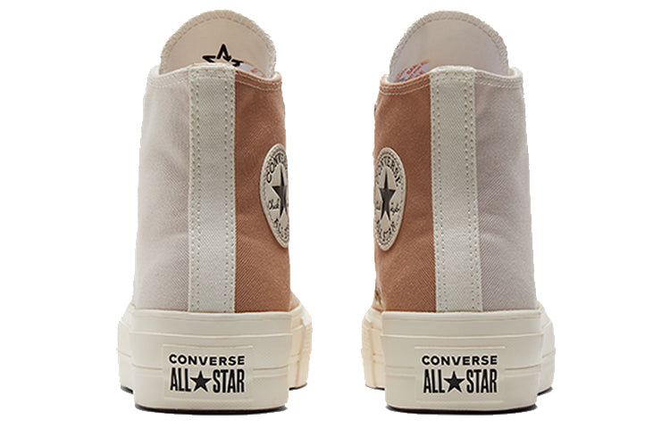 (WMNS) Converse Chuck Taylor All Star Tri-Panel High 'Color Block - Hemp Desert Sand' A01581C