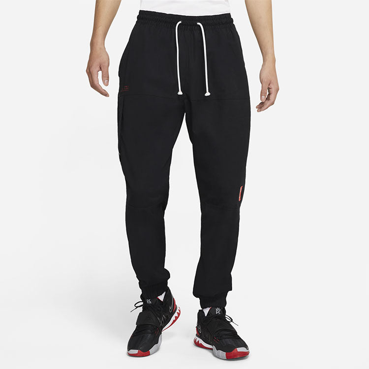 Men's Nike Lacing Cargo Bundle Feet Sports Pants/Trousers/Joggers Autumn Black CK6758-010