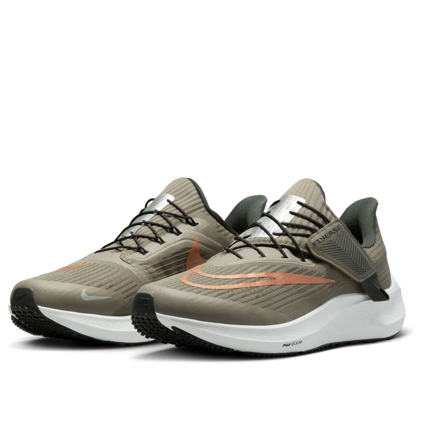 (WMNS) Nike Air Zoom Pegasus 39 FlyEase 'Olive Grey Metallic Copper' DJ7383-002