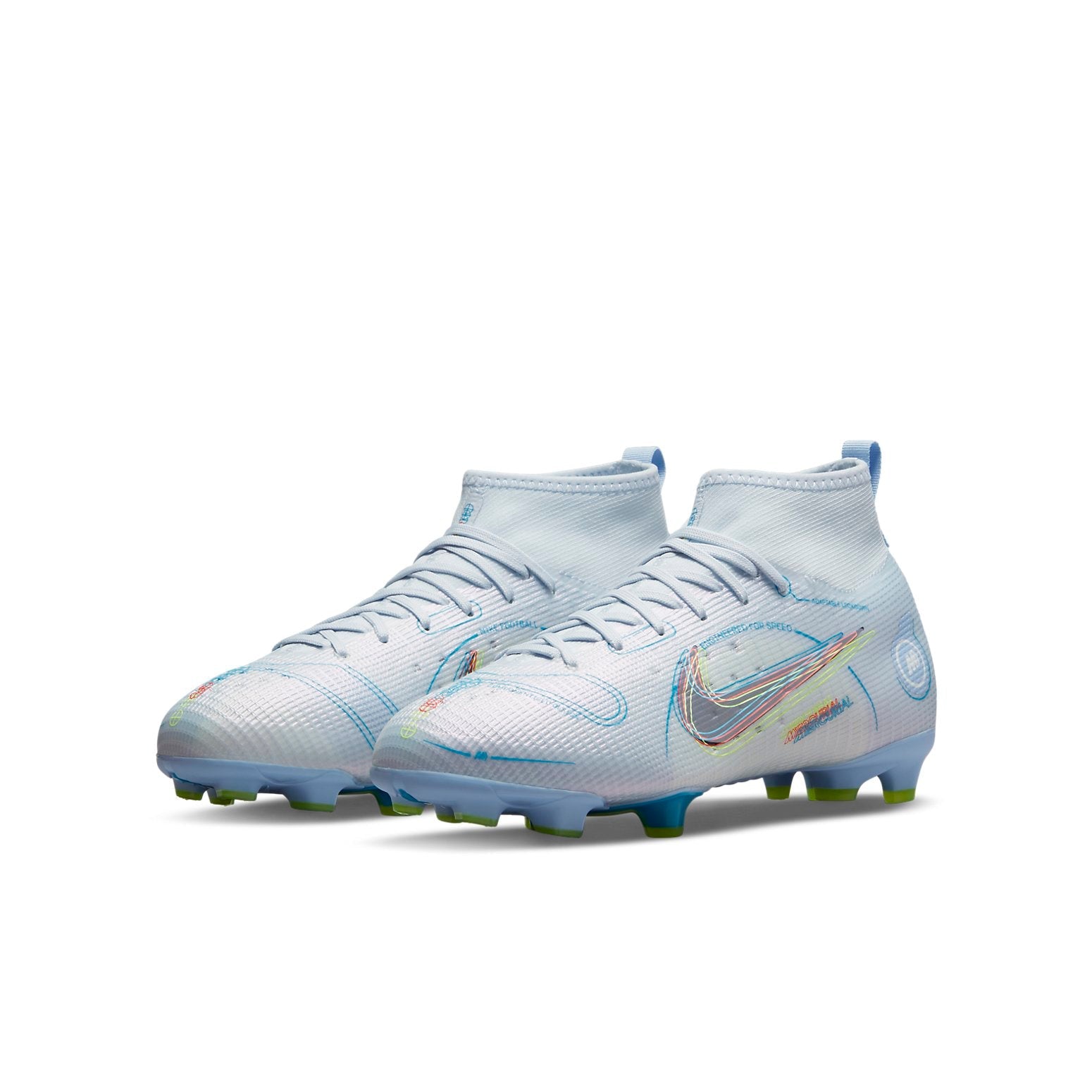 (GS) Nike Mercurial Superfly 8 Pro FG 'Football Grey Light Marine' DJ2843-054