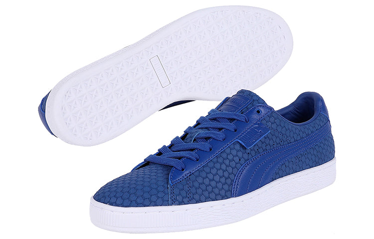 PUMA Suede Classic Primal Armor Casual Shoes Blue/White 366983-03