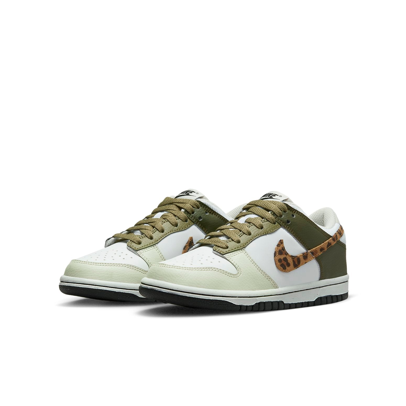 (GS) Nike Dunk Low 'Olive Leopard' DX9282-100