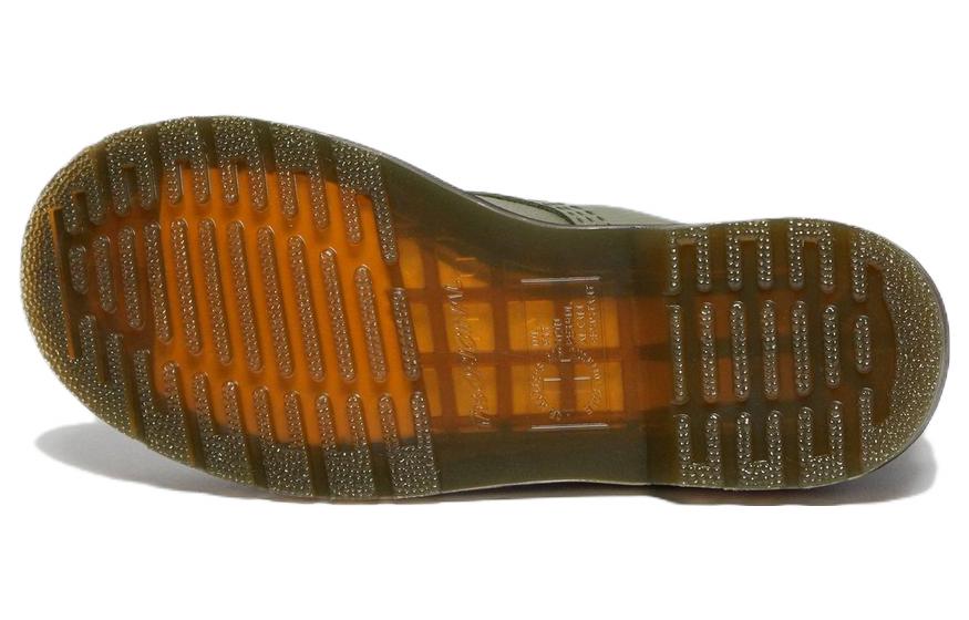 (WMNS) Dr. Martens 1460 Pascal Virginia Leather Boots 'Khaki Green' 27641384