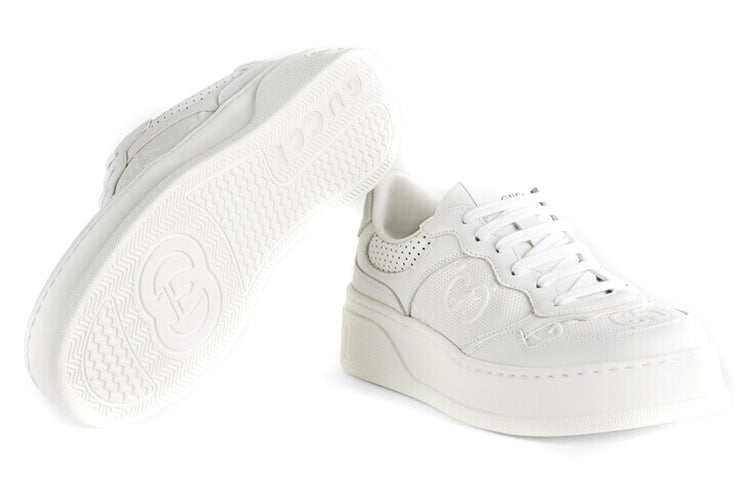 (WMNS) Gucci GG Embossed Sneaker 'White' 670408-1XL10-9014