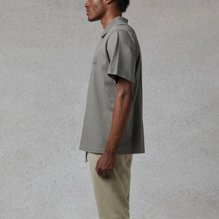 Fear of God Essentials SS20 Polo Shirt 'Cement' FOG-SS20-129
