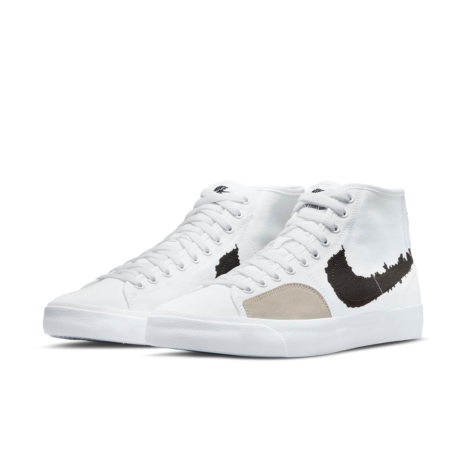 Nike Blazer Court Mid Premium SB 'White Black' DM8553-100