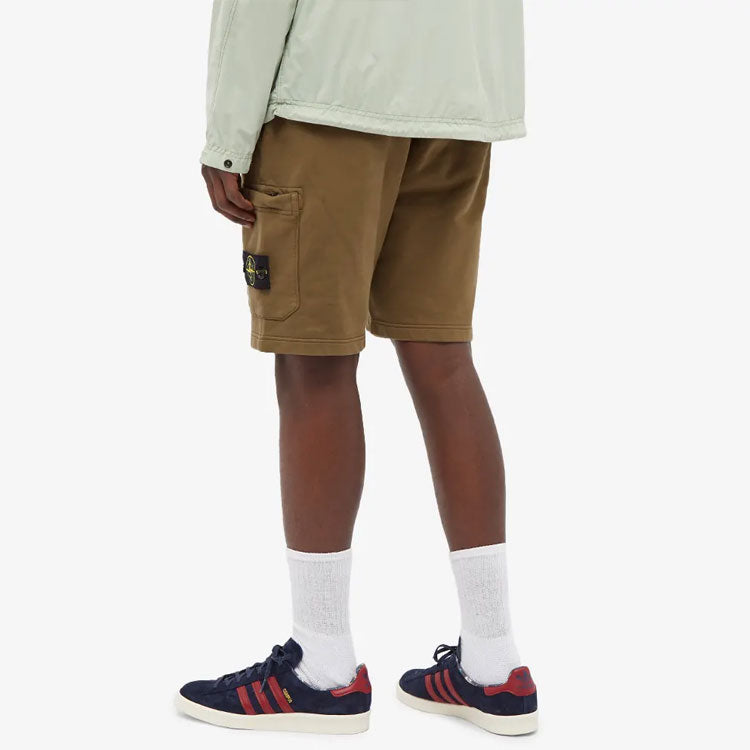 STONE ISLAND Bermuda Cargo Shorts 'Olive' 741564651-V0058