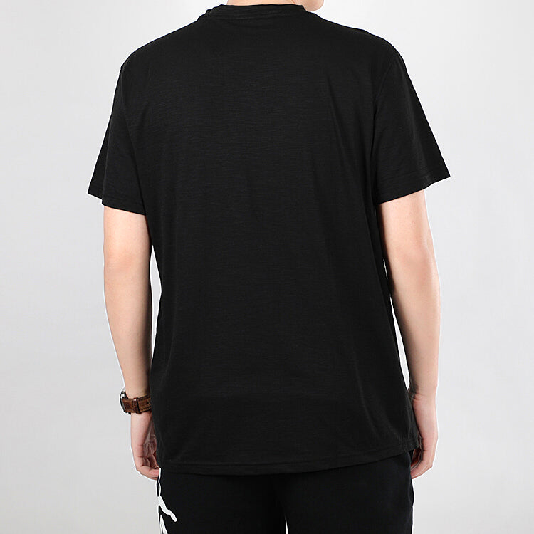 PUMA logo Loose Short Sleeve TEE Black 519025-07