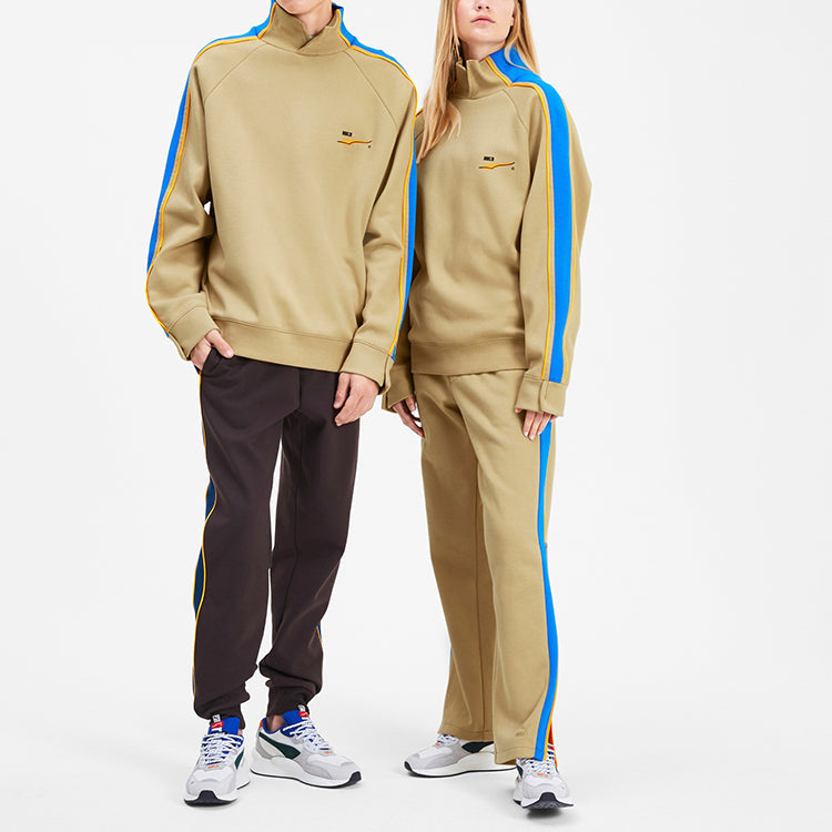 PUMA x ADER ERROR Unisex Stand-up Collar Sweatshirt Khaki 595538-49