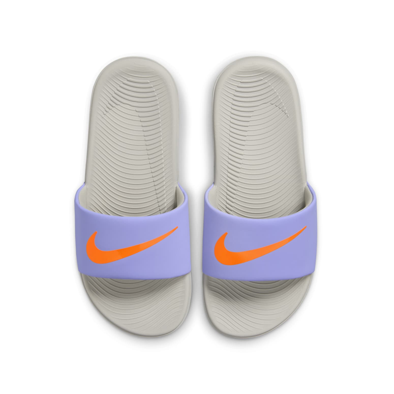 (GS) Nike Kawa Slides 'Purple Pulse Total Orange' FJ8812-500