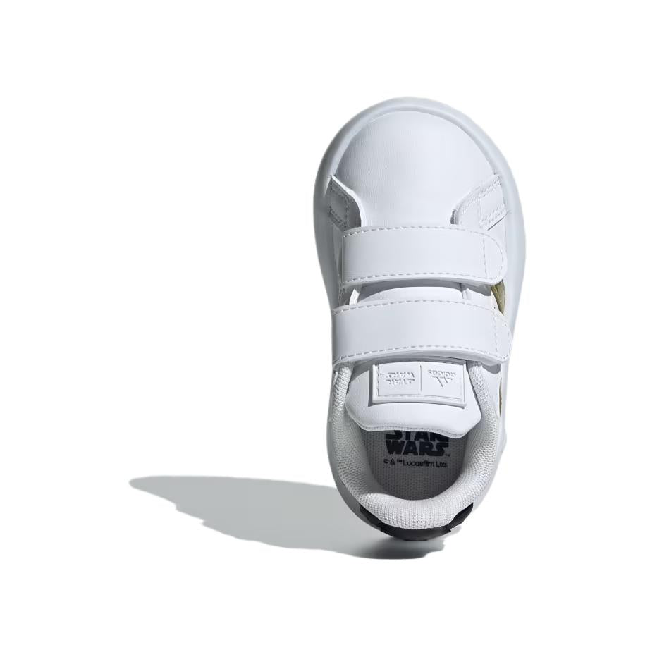 (TD) adidas x Star Wars Grand Court CF 'White Gold Metallic' IH8036