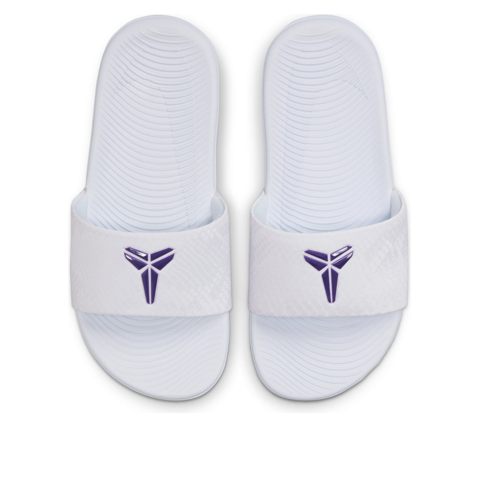(GS) Nike Kobe Kawa Slides 'White Court Purple' IF2871-101