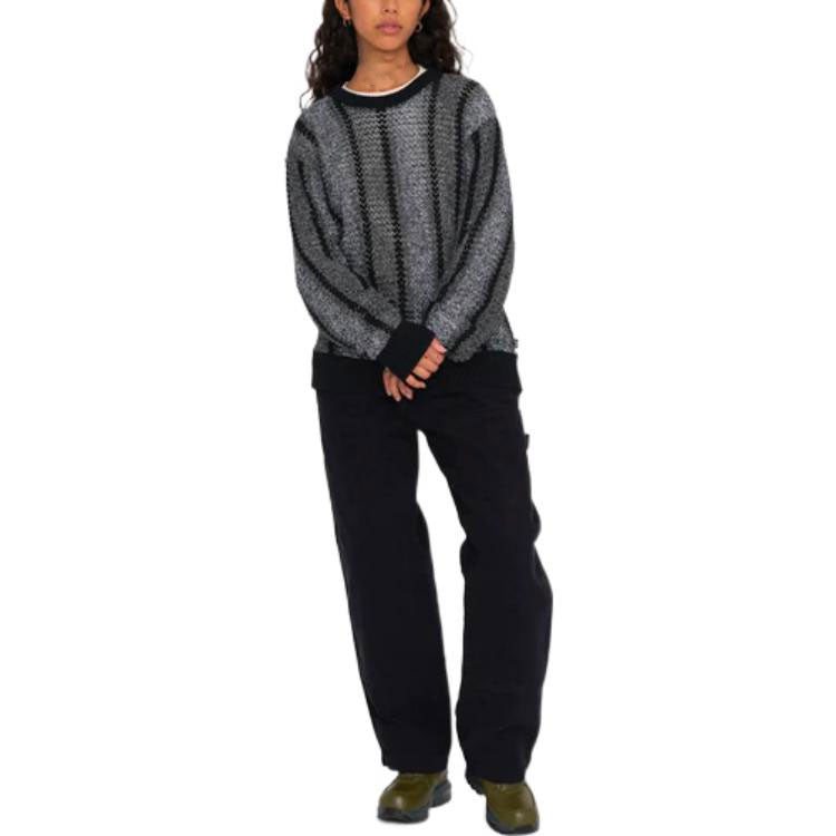 Stussy Baja Loose Gauge Sweater 'Grey' 117148