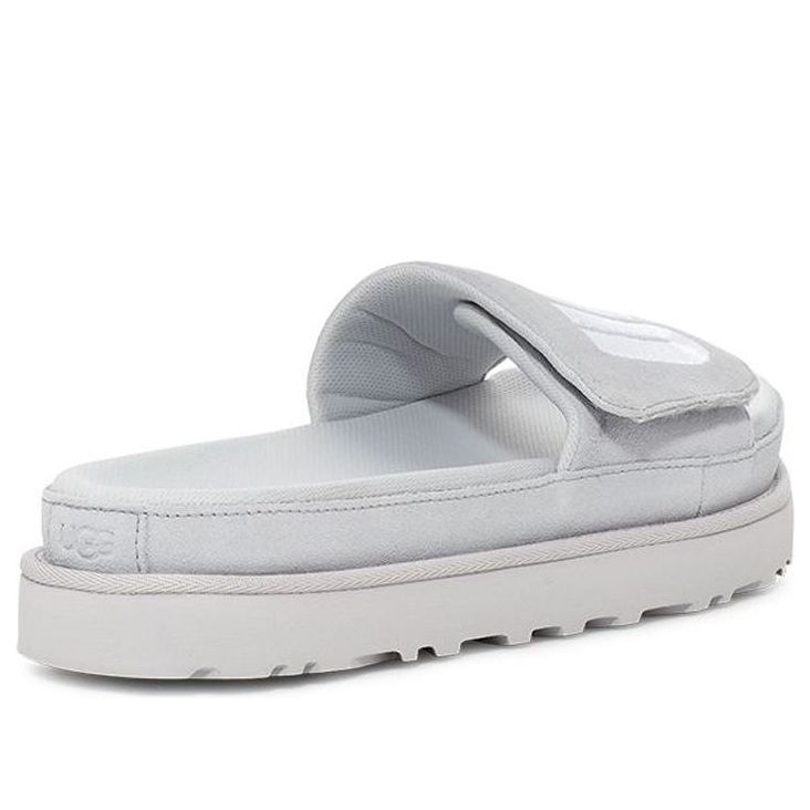 (WMNS) UGG Laton Fur Slide 'Grey' 1110110-MGSD